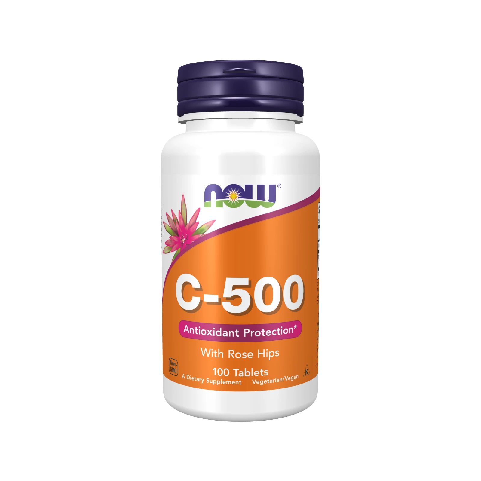 Now Foods C-500 with Rose Hips Βιταμίνη C 500mg 100 Ταμπλέτες Now Foods C-500 with Rose Hips Βιταμίνη C 500mg 100 Ταμπλέτες