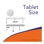 Now Foods Iron Complex με Βιταμίνη C 100 ταμπλέτες – μέγεθος ταμπλέτας