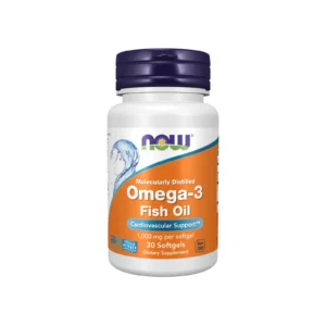 Now Foods Molecularly Distilled Omega 3 Ιχθυέλαιο 1000mg 30 μαλακές κάψουλες