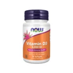 Now Foods Vitamin D-3 2000iu 30 Μαλακές Κάψουλες