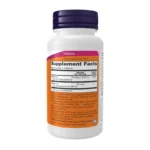 Now Foods Vitamin D-3 & K-2 Βιταμίνες D3 + K2 1000iu 120 Φυτικές Κάψουλες – ετικέτα Supplement Facts