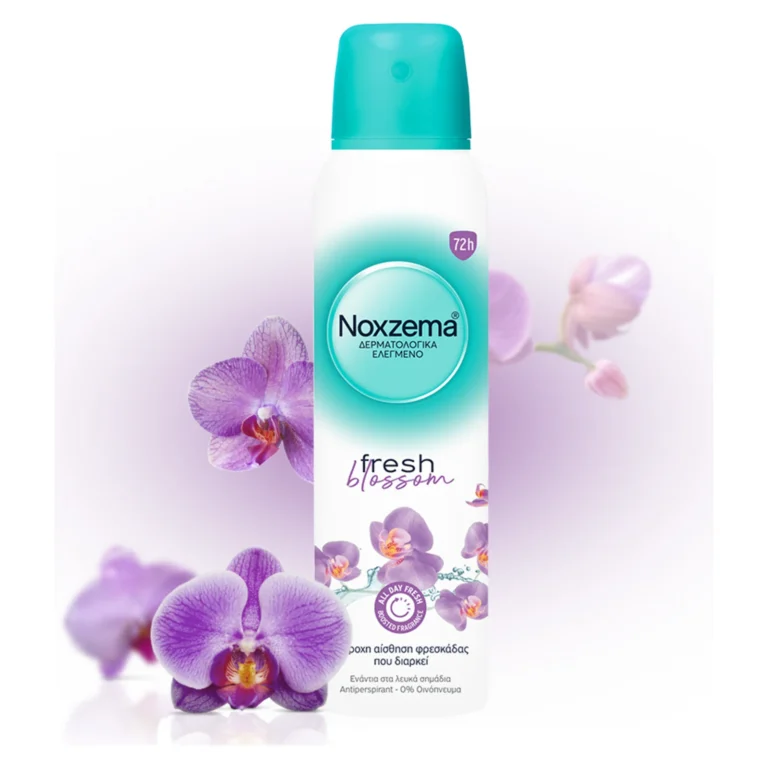 Noxzema Fresh Blossom Αποσμητικό 72h σε Spray 150ml – φρεσκάδα που διαρκεί