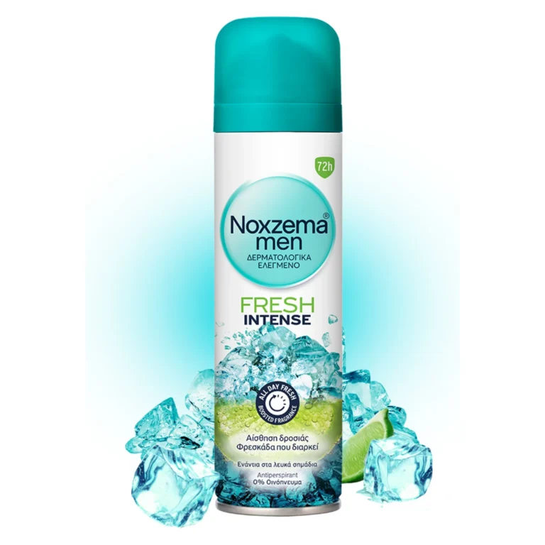 Noxzema Men Fresh Intense Αποσμητικό 72h σε Spray 150ml – φρεσκάδα που διαρκεί