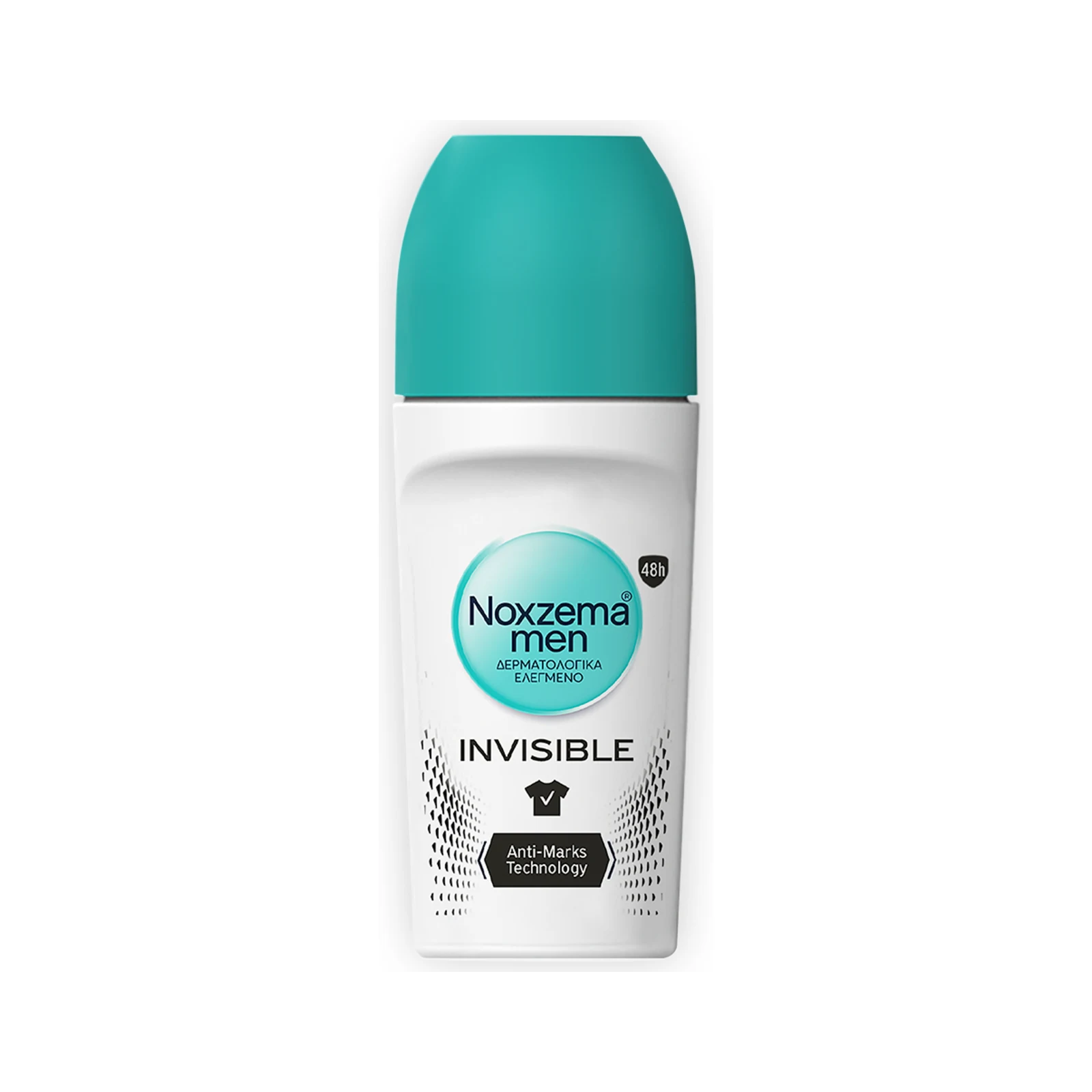 Noxzema Men Invisible Anti-Transpirant & Anti-Marks Αποσμητικό 48h σε Roll-On 50ml Noxzema Men Invisible Anti-Transpirant & Anti-Marks Αποσμητικό 48h σε Roll-On 50ml