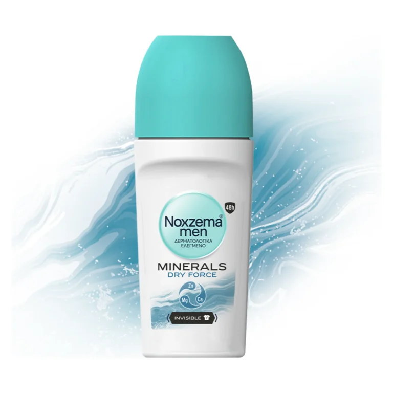 Noxzema Men Minerals Dry Force Αποσμητικό 48h σε Roll-On 50ml – φρεσκάδα που διαρκεί