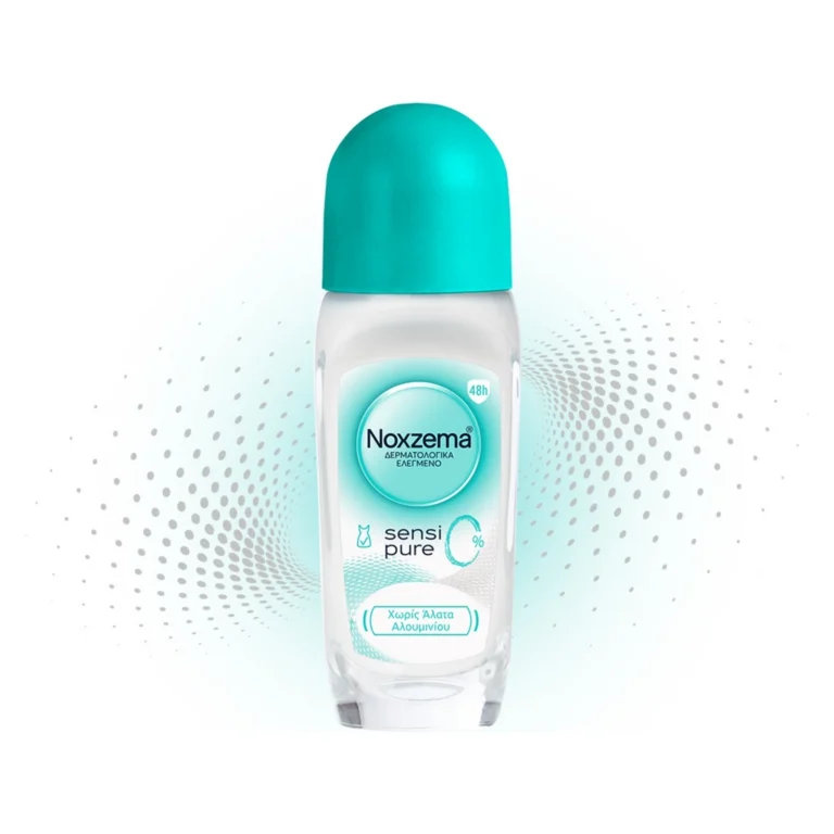 Noxzema Sensi Pure 0% Αποσμητικό 48h σε Roll-On 50ml – φρεσκάδα που διαρκεί