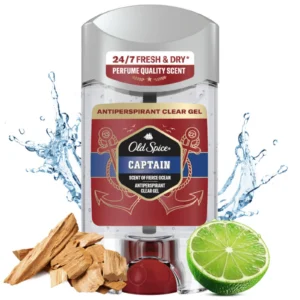 Old Spice Captain Clear Gel με περγαμόντο και σανταλόξυλο
