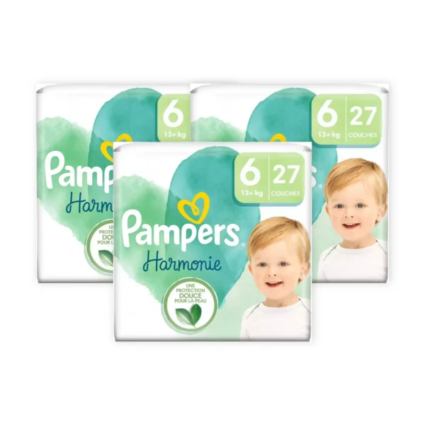 Pampers Harmonie Megapack No6 (13+ kg) 3×27 = 81 τεμ.