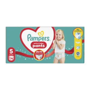 Pampers Pants No5 96 τεμ. – πλαϊνή όψη συσκευασίας
