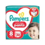 Pampers Pants No8 – συσκευασία 32 τεμ.