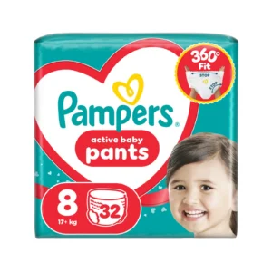 Pampers Pants No8 – συσκευασία 32 τεμ.