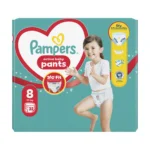 Pampers Pants No8 32 τεμ. – πλαϊνή όψη συσκευασίας