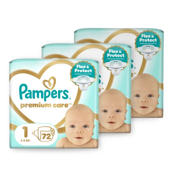 Πάνες Pampers Premium Care Super Jumbo Pack Νο1 (2-5kg) 216τεμ