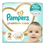 Pampers Premium Care Νο2 68 πάνες – συσκευασία