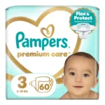 Pampers Premium Care Νο3 (6-10kg) 60 πάνες – συσκευασία