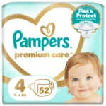 Pampers Premium Care Νο4 (9-14kg) 52 πάνες – συσκευασία