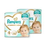 Pampers Premium Care Νο4 (9-14kg) Double Pack 104 πάνες (2x52)