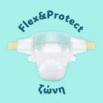 Pampers Premium Care – ζώνη Flex & Protect