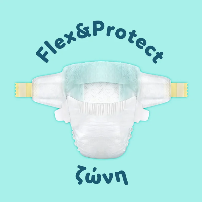 Pampers Premium Care – ζώνη Flex & Protect