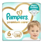 Pampers Premium Care Νο6 (13-18kg) 38 πάνες – συσκευασία
