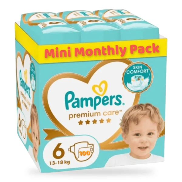 Pampers Premium Care no6 13-18kg MiniMonthly 100τμχ