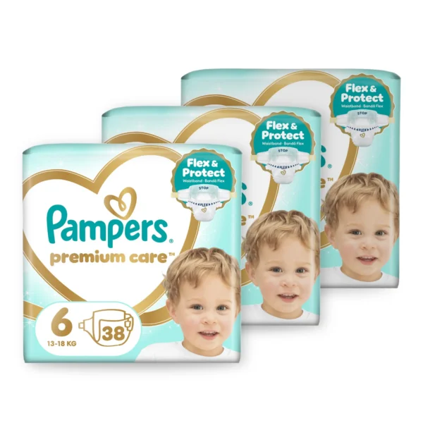 Πάνες Pampers Premium Care Super Jumbo Pack Νο6 (13+kg) 114τεμ