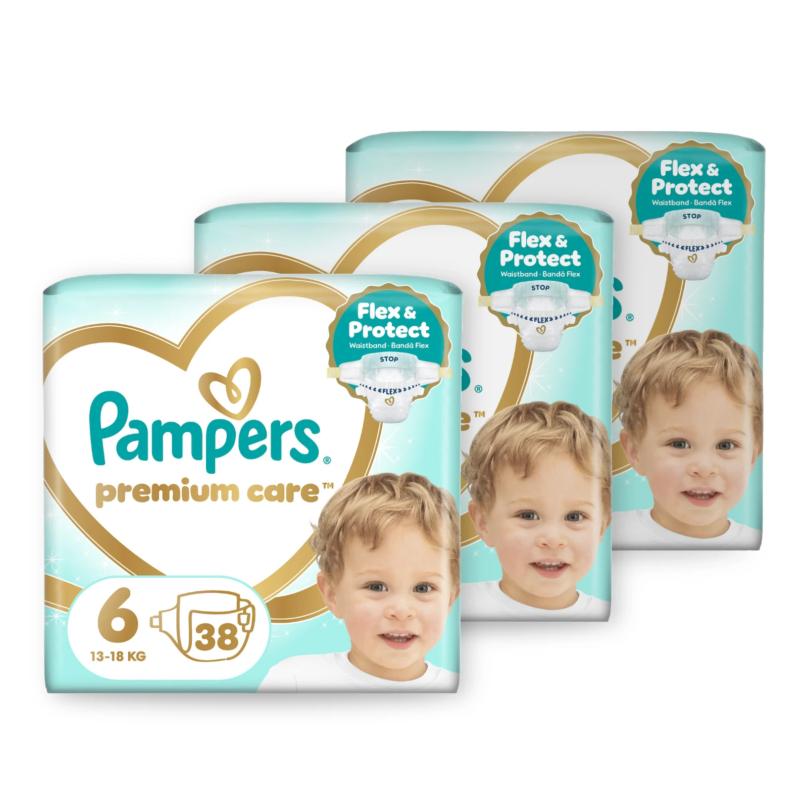 Πάνες Pampers Premium Care Super Jumbo Pack Νο6 (13+kg) 114τεμ Πάνες Pampers Premium Care Super Jumbo Pack Νο6 (13+kg) 114τεμ
