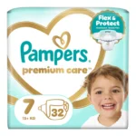 Pampers Premium Care Νο7 (15+kg) 32 πάνες – συσκευασία