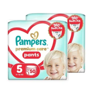 Pampers Premium Care Pants No5 (11–16 kg) Mini Monthly 100 τεμ. – 2 συσκευασίες των 50
