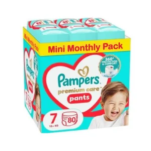 Pampers Premium Care Pants Mini Monthly Pack No7 (15+ kg) 80 τεμ.