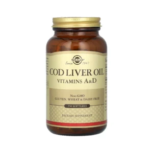 Solgar Cod Liver Oil Μουρουνέλαιο 250 μαλακές κάψουλες