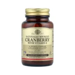 Solgar Natural Cranberry με Βιταμίνη C 60 φυτικές κάψουλες