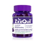 ZzzQuil Sleep Μελατονίνη 30 ζελεδάκια φρούτα του δάσους – ετικέτα